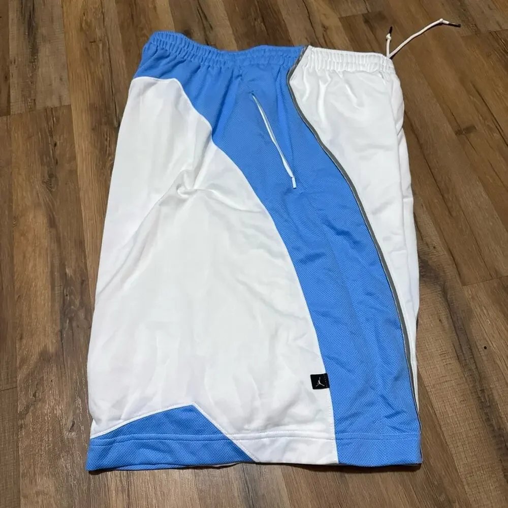 2005 Jordan UNC Blue White Mesh Vintage Baggy Basketball Y2K 139480-100 Shorts